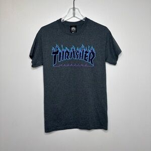 Thrasher Magazine Shirt Size Small Unisex Short Sleeve Gray T-Shirt